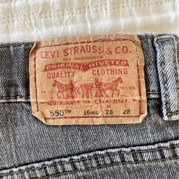 Levi’s 550 black shorts - Picture 2 of 5